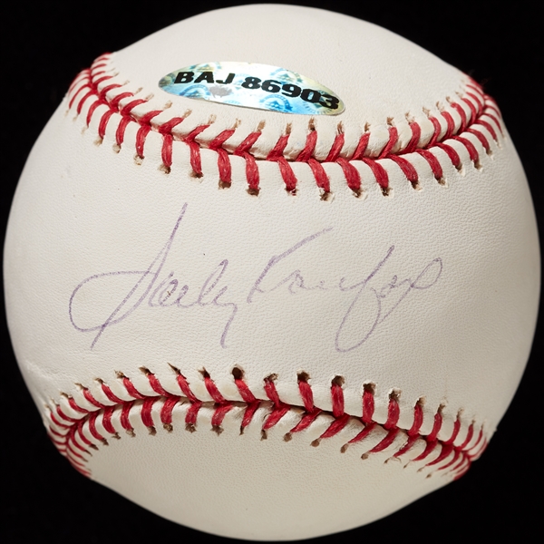 Sandy Koufax Single-Signed ONL Baseball (UDA) (Graded PSA/DNA 9)