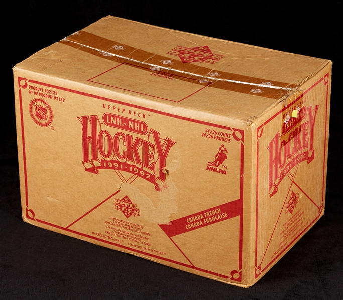 1991-92 Upper Deck French Canadian Series Hockey Case (24/36)