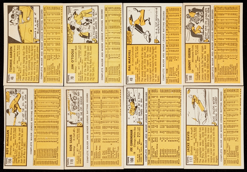 Hoard of Pack-Fresh Pristine 1963 Topps Baseball Cards (277)