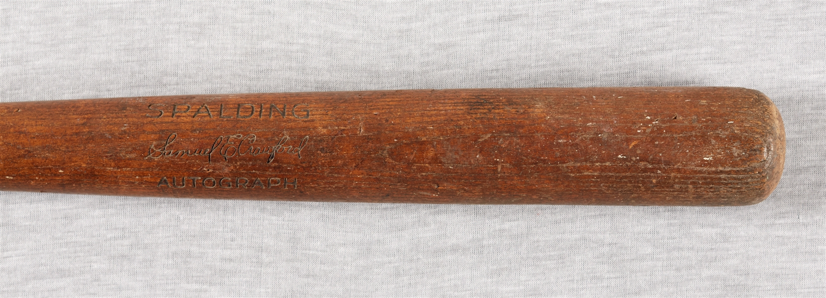 Sam Crawford 1912-1925 Game-Used Spalding Bat (PSA/DNA GU 6)