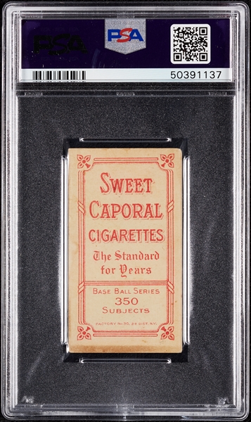 1909-11 T206 Nap Lajoie With Bat (Sweet Caporal) PSA 3