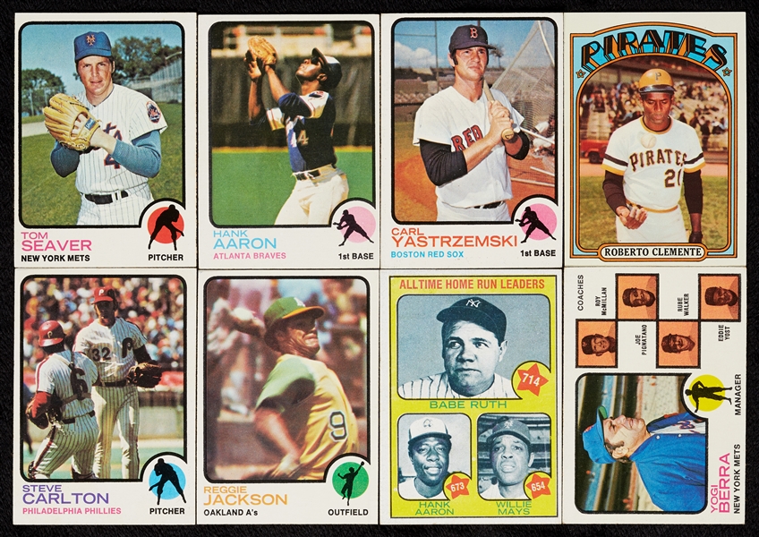 1972-75 Topps Baseball Pack-Fresh Cards With Slabbed (19), HOFers
