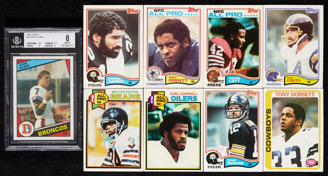 1970s-80s Topps Football Hoard With HOFers, Stars (4,000 plus)