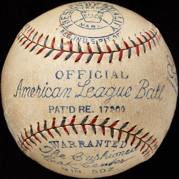Babe Ruth Single-Signed Reach Baseball (JSA)