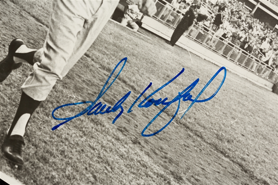Sandy Koufax Signed Oversized Original Photo (BAS)