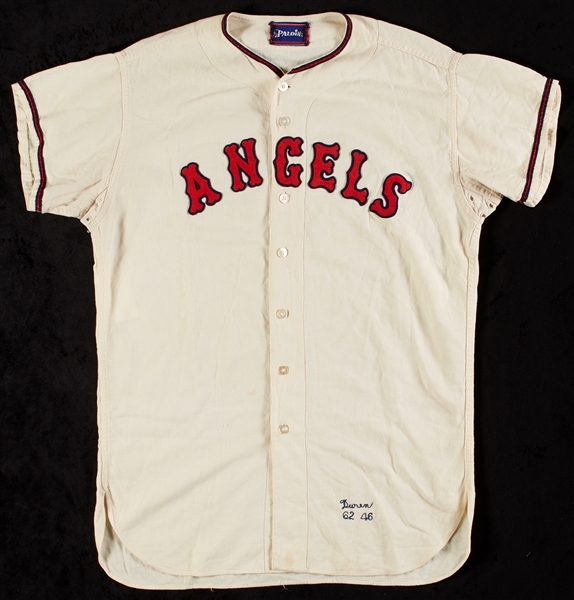 Ryne Duren 1962 Los Angeles Angels Home Jersey (MEARS 9.5)