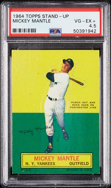 1964 Topps Stand-Ups Mickey Mantle PSA 4.5