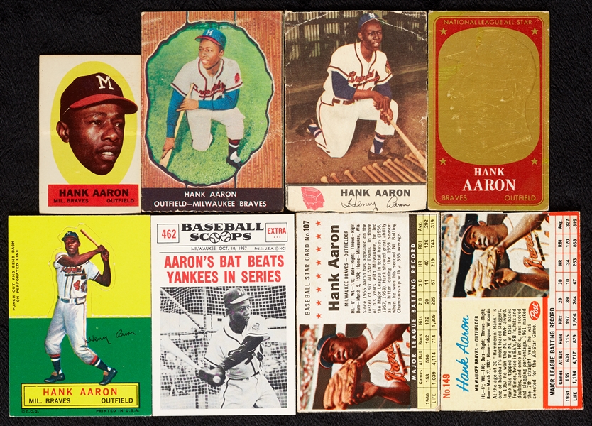 1955-75 Hank Aaron Group of Topps Specials and Peripherals (20)