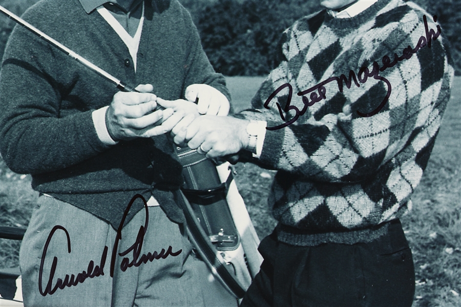 Arnold Palmer & Bill Mazeroski Signed 8x10 Photo (JSA)