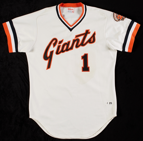 Jim Wohlford 1982 Game-Used San Francisco Giants Home Jersey