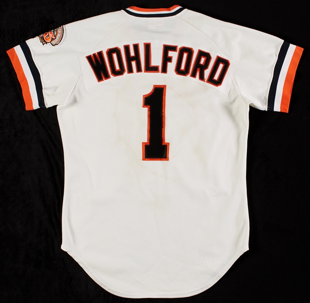 Jim Wohlford 1982 Game-Used San Francisco Giants Home Jersey