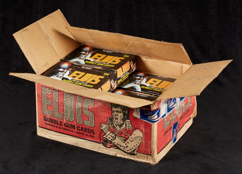 1978 Donruss Elvis Wax Box Case Minus Two Boxes (14/36)