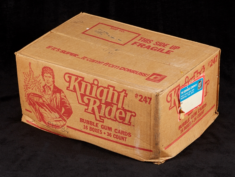 1982 Donruss Knight Rider Unopened Wax Case (16/36)