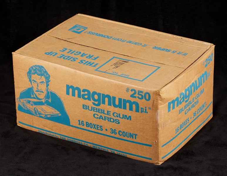 1983 Donruss Magnum P.I. Unopened Wax Case (16/36)
