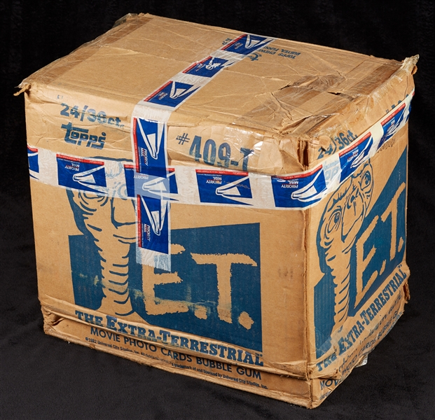1982 Topps E.T. Extra Terrestrial Near Wax Case (22/36)