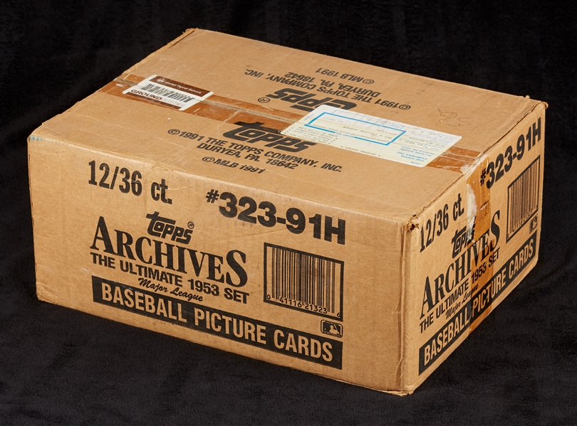 1991 Topps 1953 Archives Unopened Wax Case (12/36)