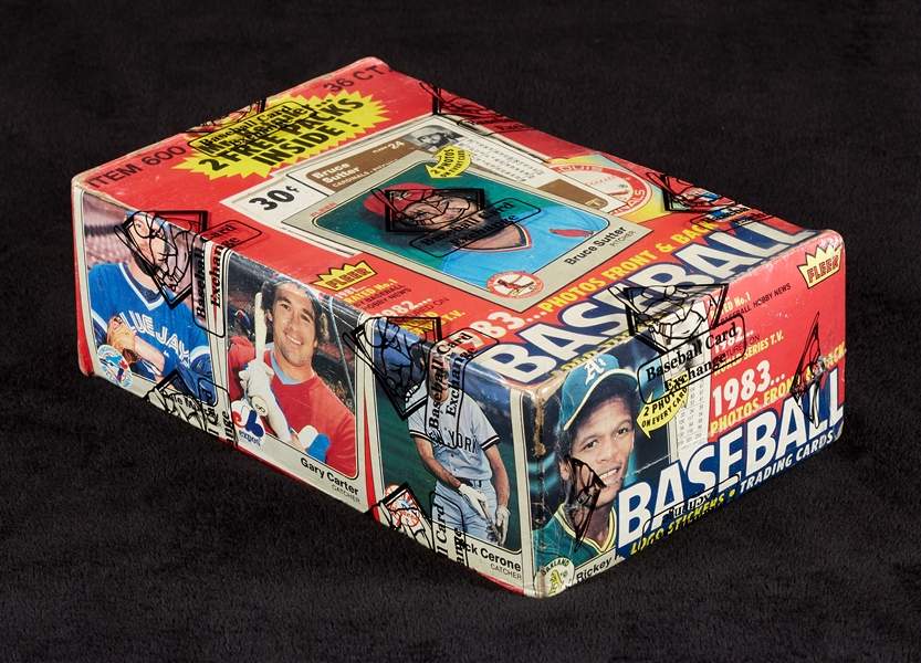 1983 Fleer Baseball Wax Box (36) (BBCE)