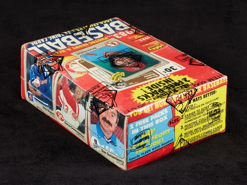 1983 Fleer Baseball Wax Box (36) (BBCE)