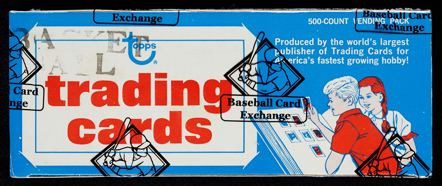 1971-72 Topps Basketball Vending Box (500) (Fritsch/BBCE)