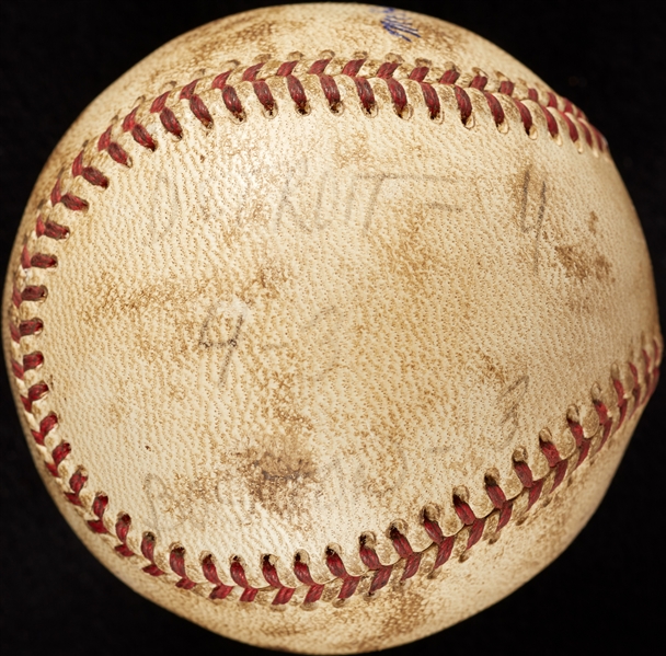 Mickey Lolich Career Win No. 75 Final Out Game-Used Baseball (8/10/1968) (BAS) (Lolich LOA)