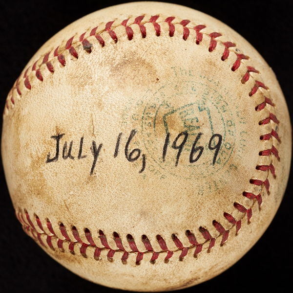 Mickey Lolich Career Win No. 96 Final Out Game-Used Baseball (7/16/1969) (BAS) (Lolich LOA)