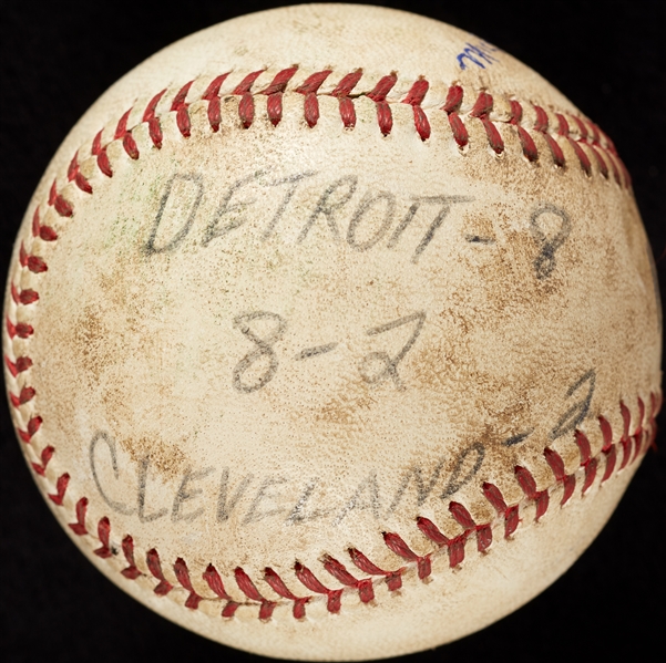 Mickey Lolich Career Win No. 117 Final Out Game-Used Baseball (4/16/1971) (BAS) (Lolich LOA)