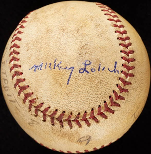 Mickey Lolich Career Win No. 125 Final Out Game-Used Baseball (6/8/1971) (BAS) (Lolich LOA)