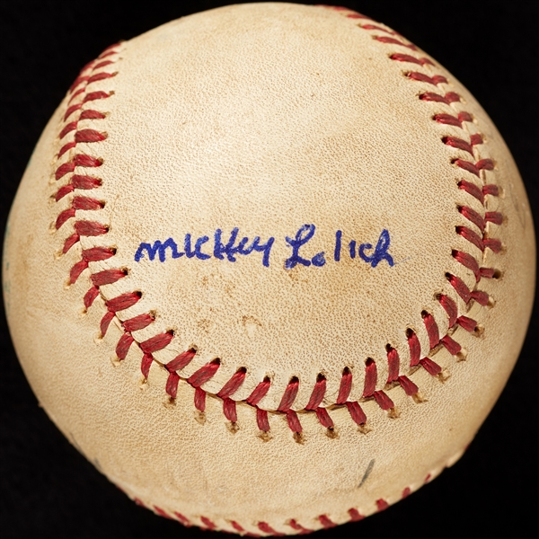 Mickey Lolich Career Win No. 196 Final Out Game-Used Baseball (4/10/1975) (BAS) (Lolich LOA)