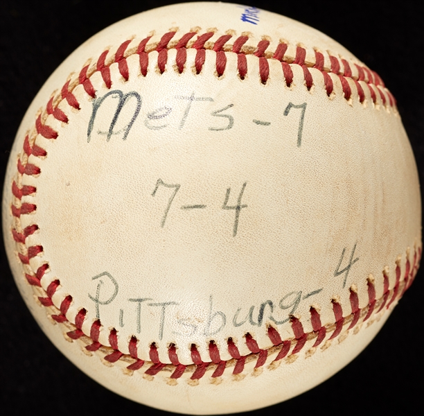 Mickey Lolich Career Win No. 214 Final Out Game-Used Baseball (8/8/1976) (BAS) (Lolich LOA)