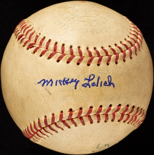 Mickey Lolich 500th Career Strikeout Game-Used Baseball (1965) (BAS) (Lolich LOA)