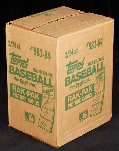1984 Topps Baseball Rack Pack Sealed Case (3/24)