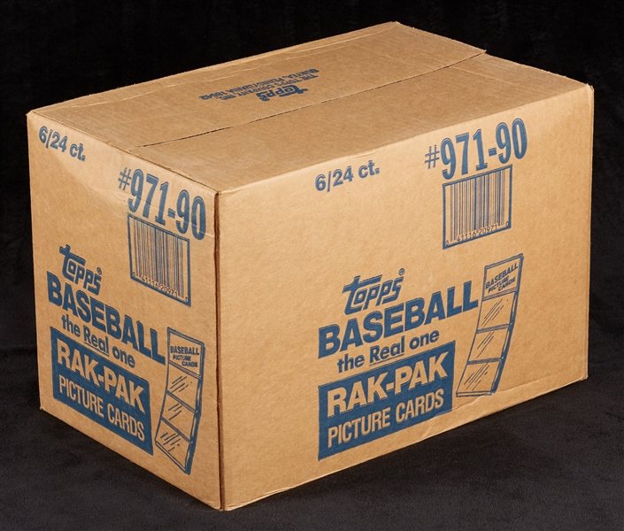 1990 Topps Baseball Rack Pack Sealed Case (6/24)