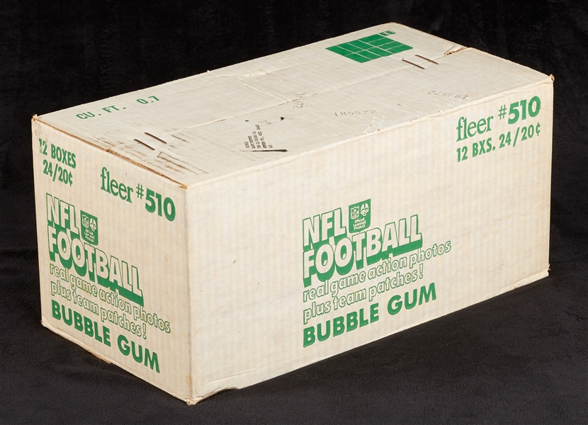 1979 Fleer Football Unopened Wax Case (12/24)