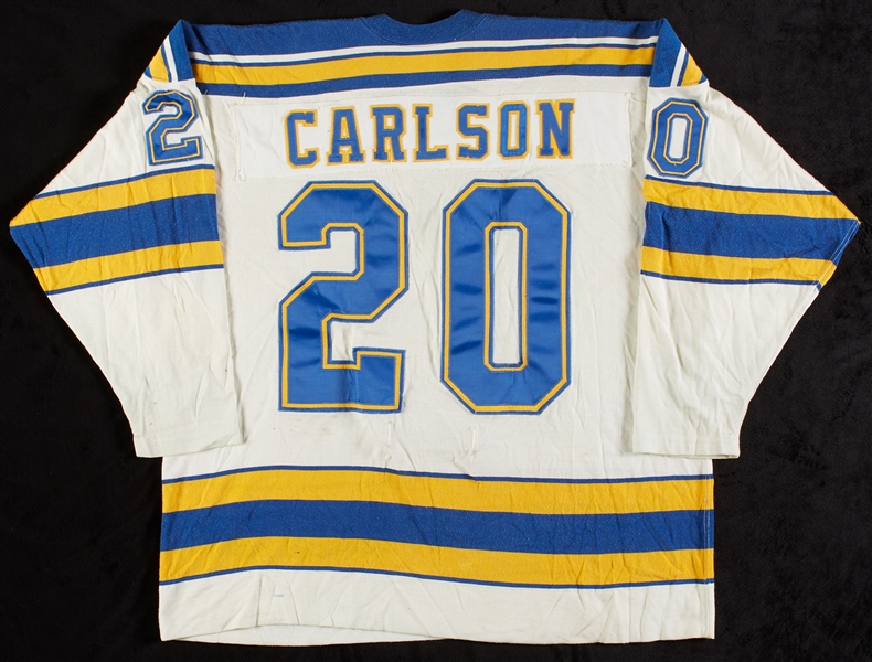 Jack Carlson circa 1982-83/1983-84 St. Louis Blues Game-Worn Home Jersey
