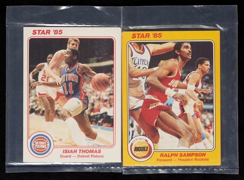 1985 Star Co. Team Supers 5x7 Set with Michael Jordan BGS 8 (40)
