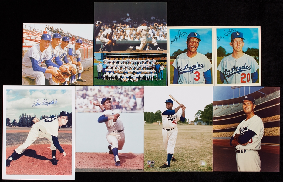 1947-81 Mostly Dodgers Memorabilia, Programs, Yearbooks (18)