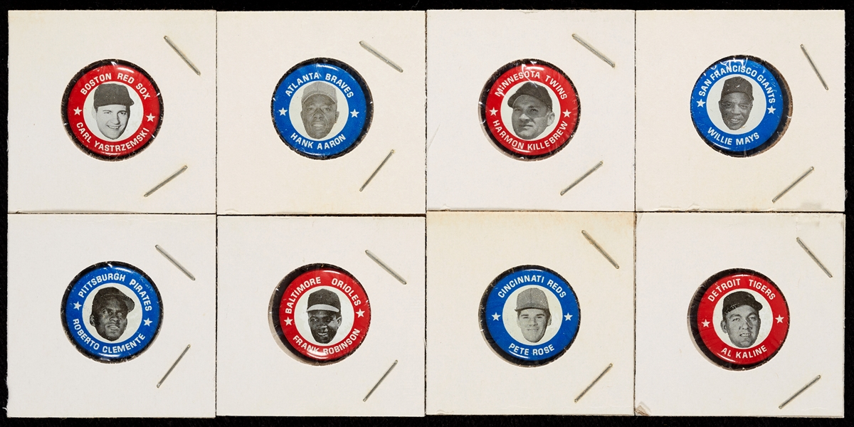 1969 and 1983 MLBPA Pins, Two High-Grade Sets (2)