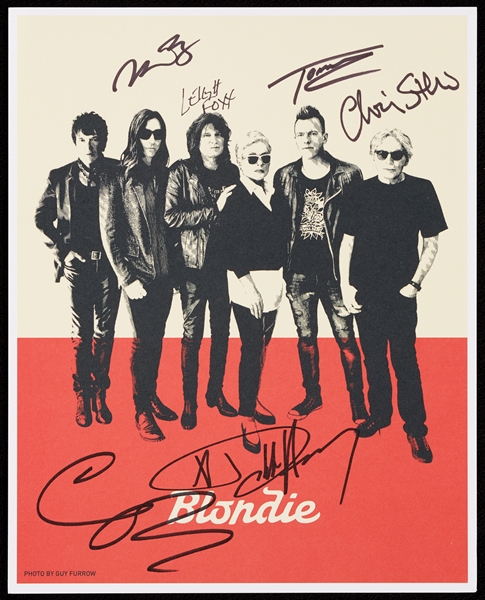 Blondie Group-Signed 8x10 Photo (BAS)