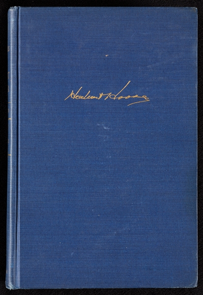 Herbert Hoover Signed The Memoirs of Herbert Hoover Book (BAS)