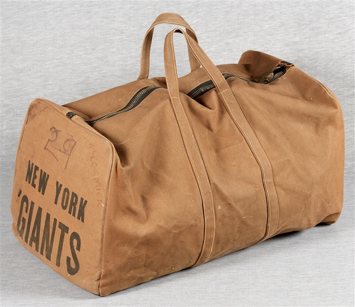 1950s Al Dark/Mike McCormick New York Giants Travel Bag