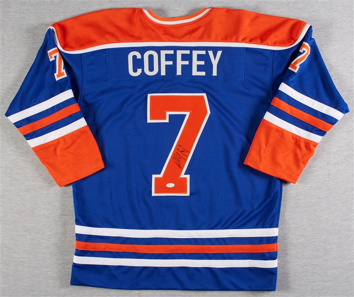 Paul Coffey Signed Oilers Jersey (JSA)