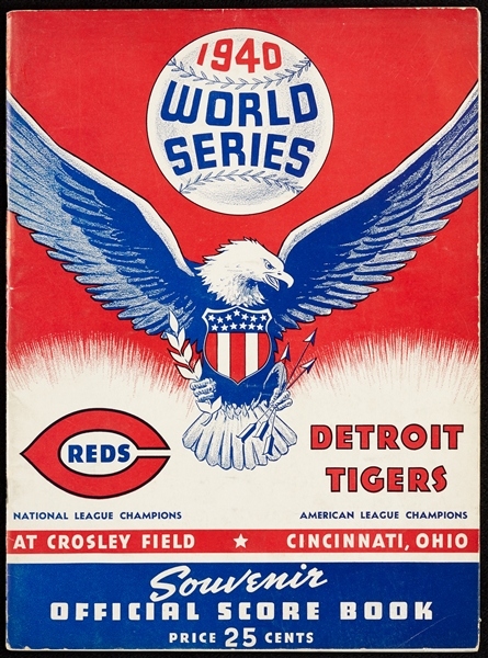 1940 World Series Program (at Cincinnati)