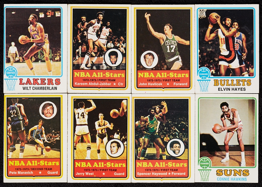 1973 Topps Basketball High-Grade Complete Set (264)