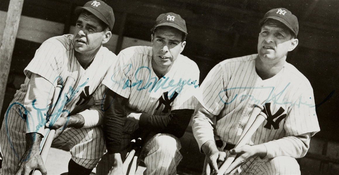 Joe DiMaggio, Henrich & Keller Signed 8x10 Photo