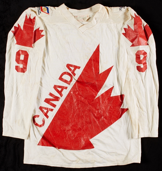 Bobby Hull 1976 Team Canada Air Knit Retail Jersey
