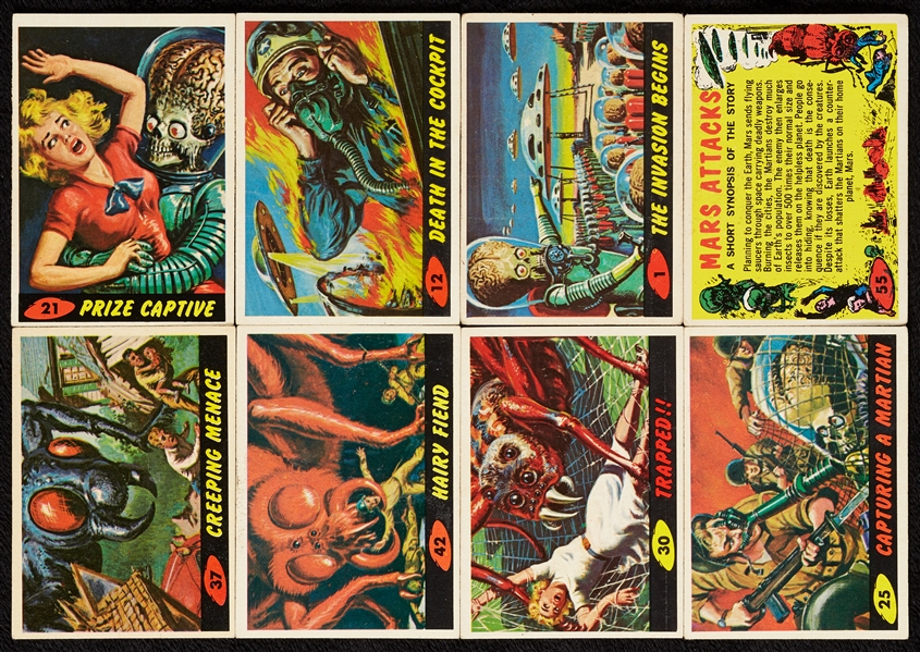 1962 Topps Mars Attacks Complete Set With Extras (69)