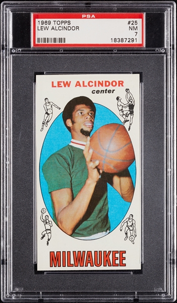 1969 Topps Lew Alcindor RC No. 25 PSA 7