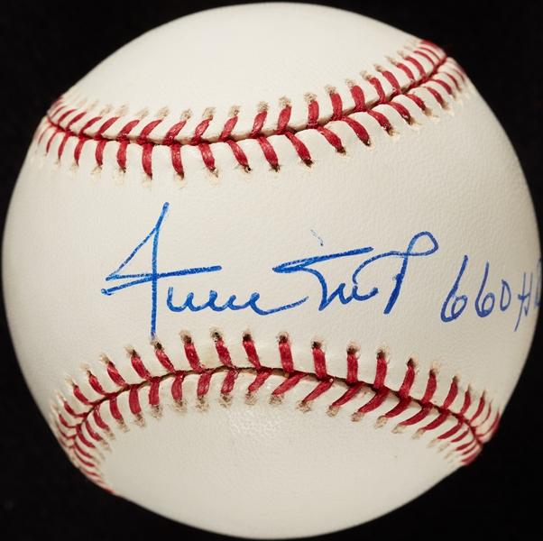 Willie Mays Single-Signed ONL Baseball 660 HR (PSA/DNA)