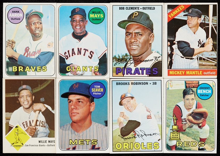 Huge Group 1962-69 Topps Baseball With HOFers, Plus 1964 Topps Giants (870)