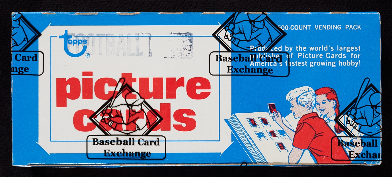 1985 Topps Football Vending Box (500) (Fritsch/BBCE)